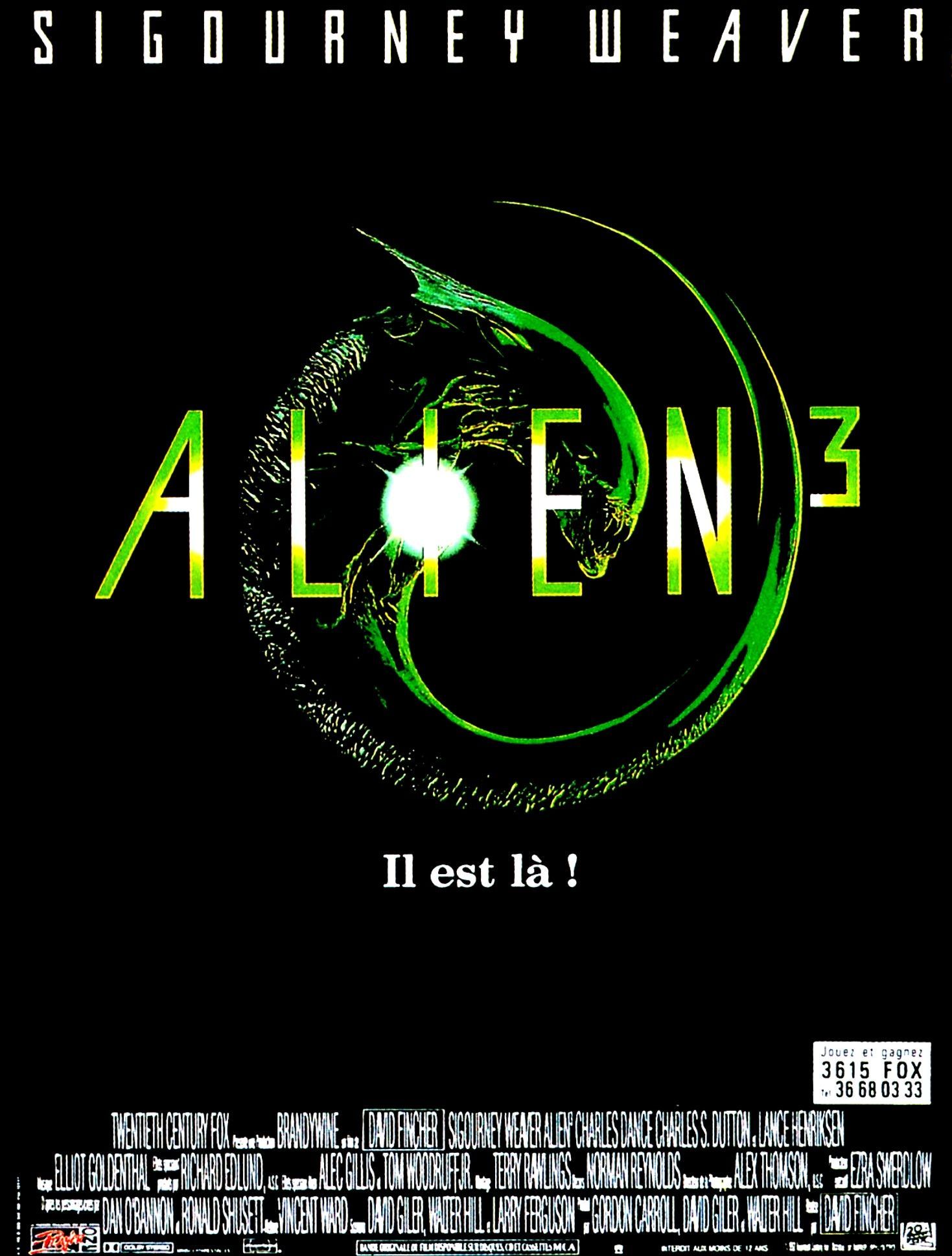 Alien 3 réalisé par David Fincher